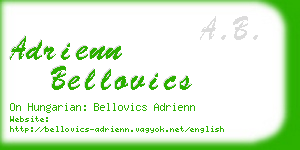 adrienn bellovics business card